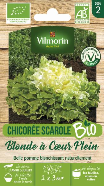 Potagères - Chicorée Scarole Blonde à Cœur Plein - BIO - PACKAGING_RECTO